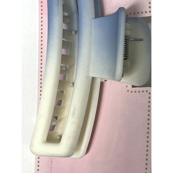 Scunci Blue Ombre Hair Clip Claw Jaw Rectangle Barrette - Picture 4 of 5